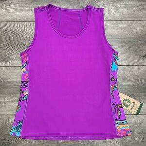Dona Jo Purple Tennis Golf‎ Tank Top Size Small